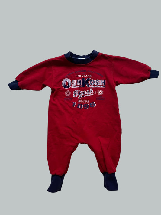 Vintage red sleeper 12m | Baby B'Gosh