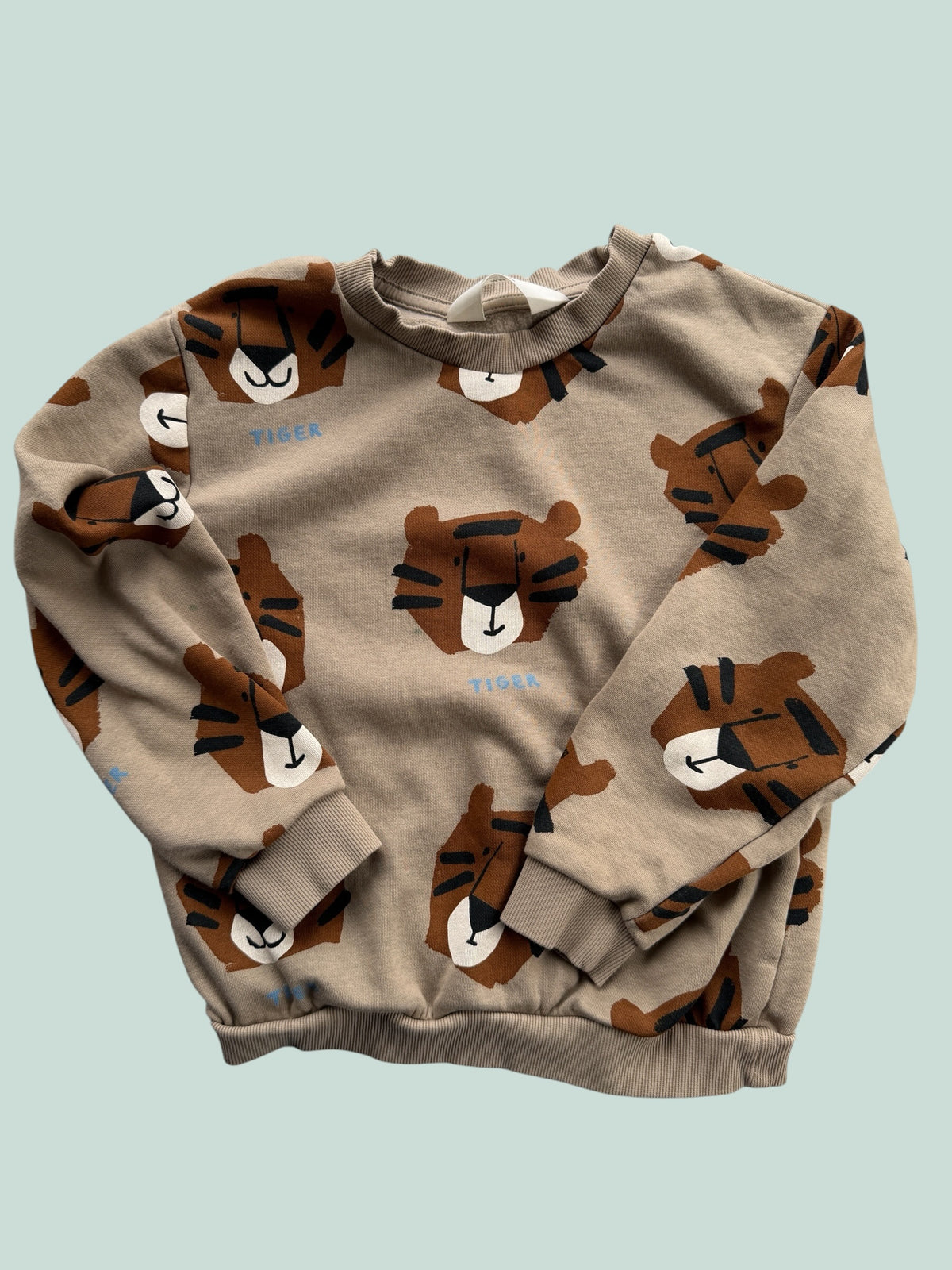 Cotton blend tiger sweater 6-8Y | H&M