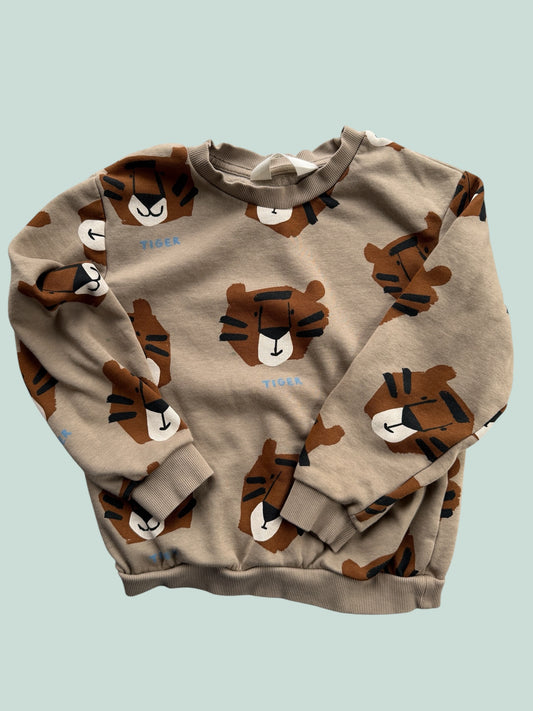 Cotton blend tiger sweater 6-8Y | H&M