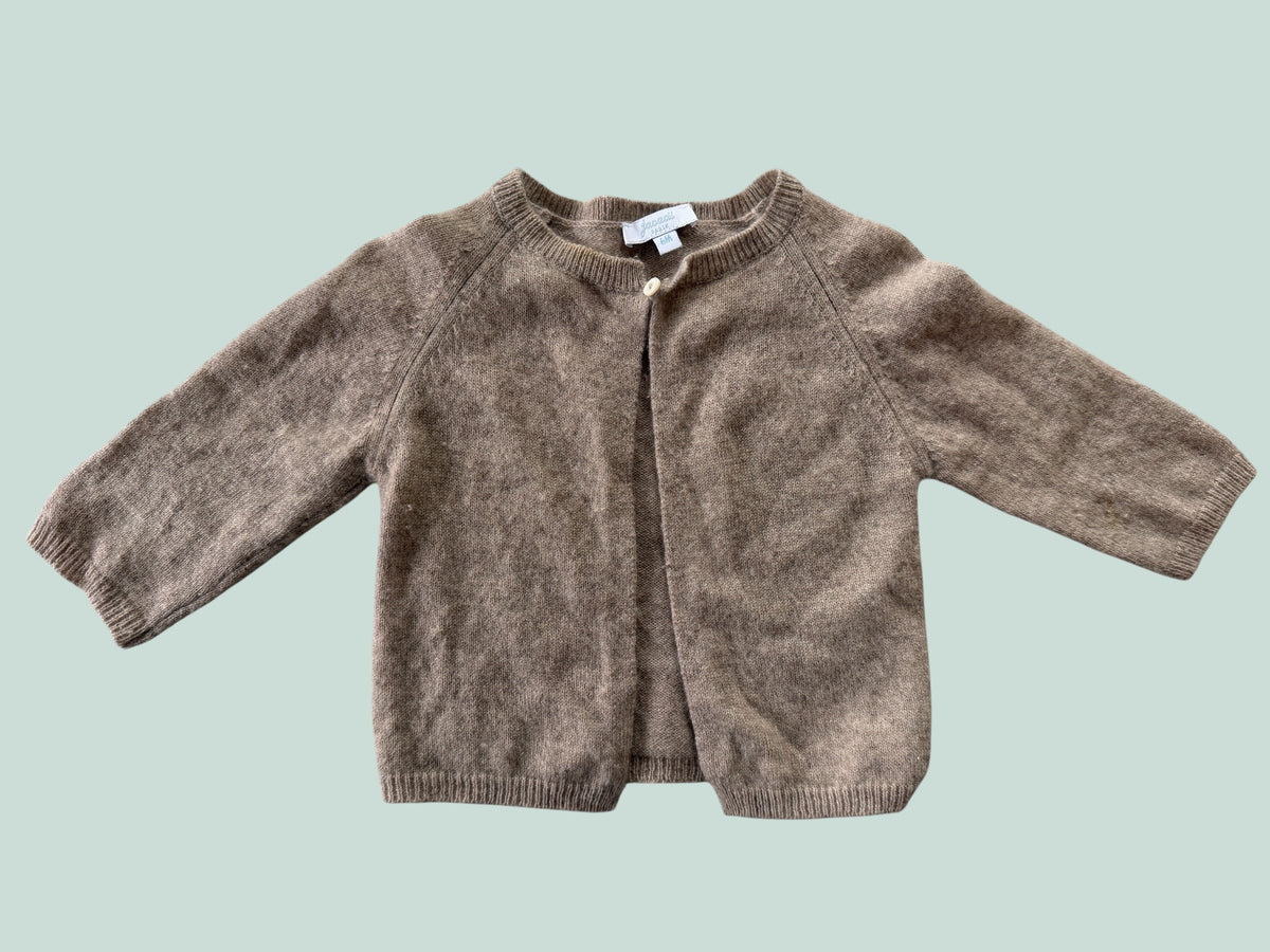 Cashmere baby cardican 6m | Jacardi