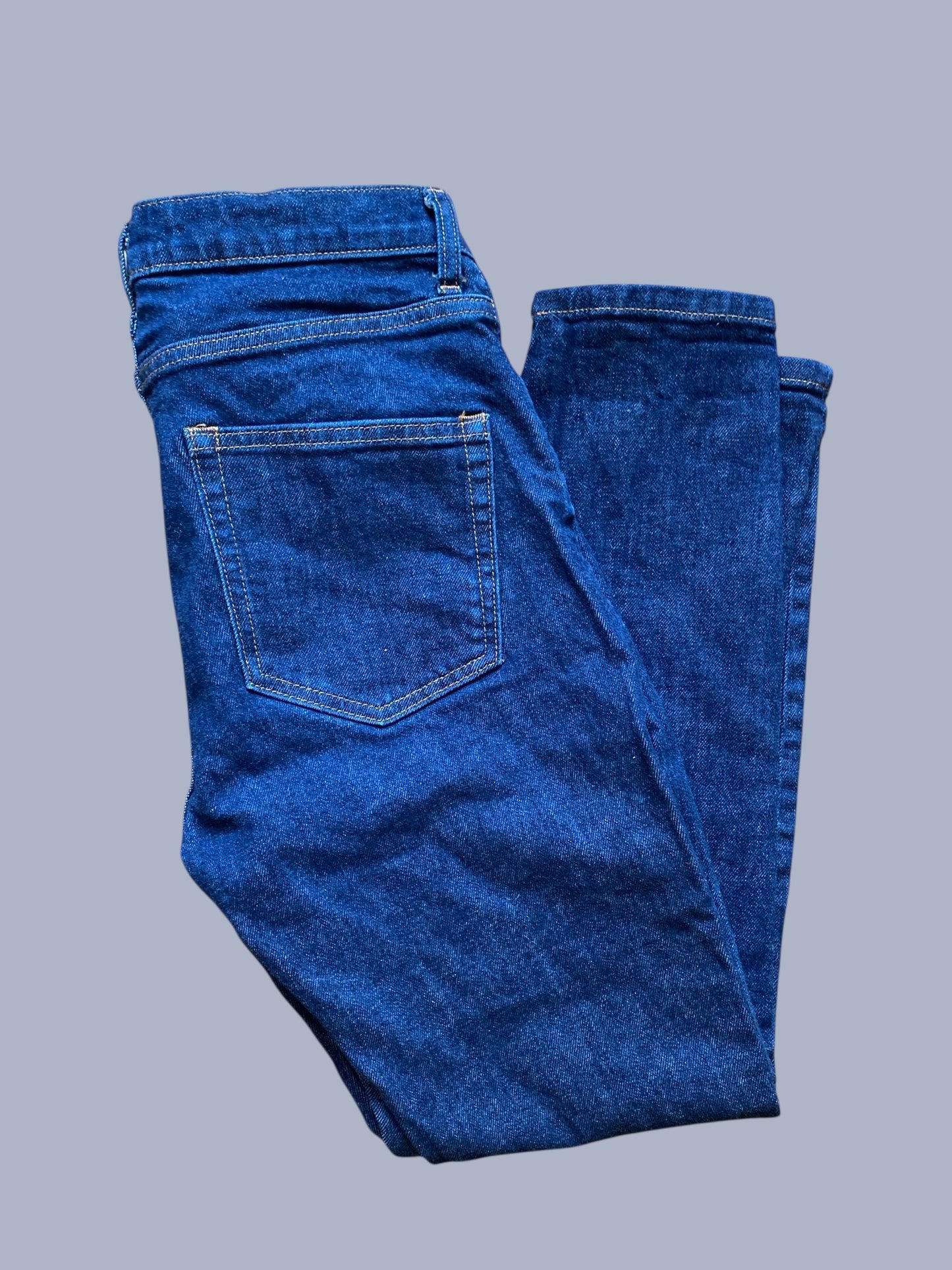 Dark blue denim cotton jeans women's 28 ankle | Everlane