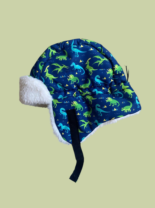 Dinosaur trapper hat 2-5Y (large) | Jan & Jul