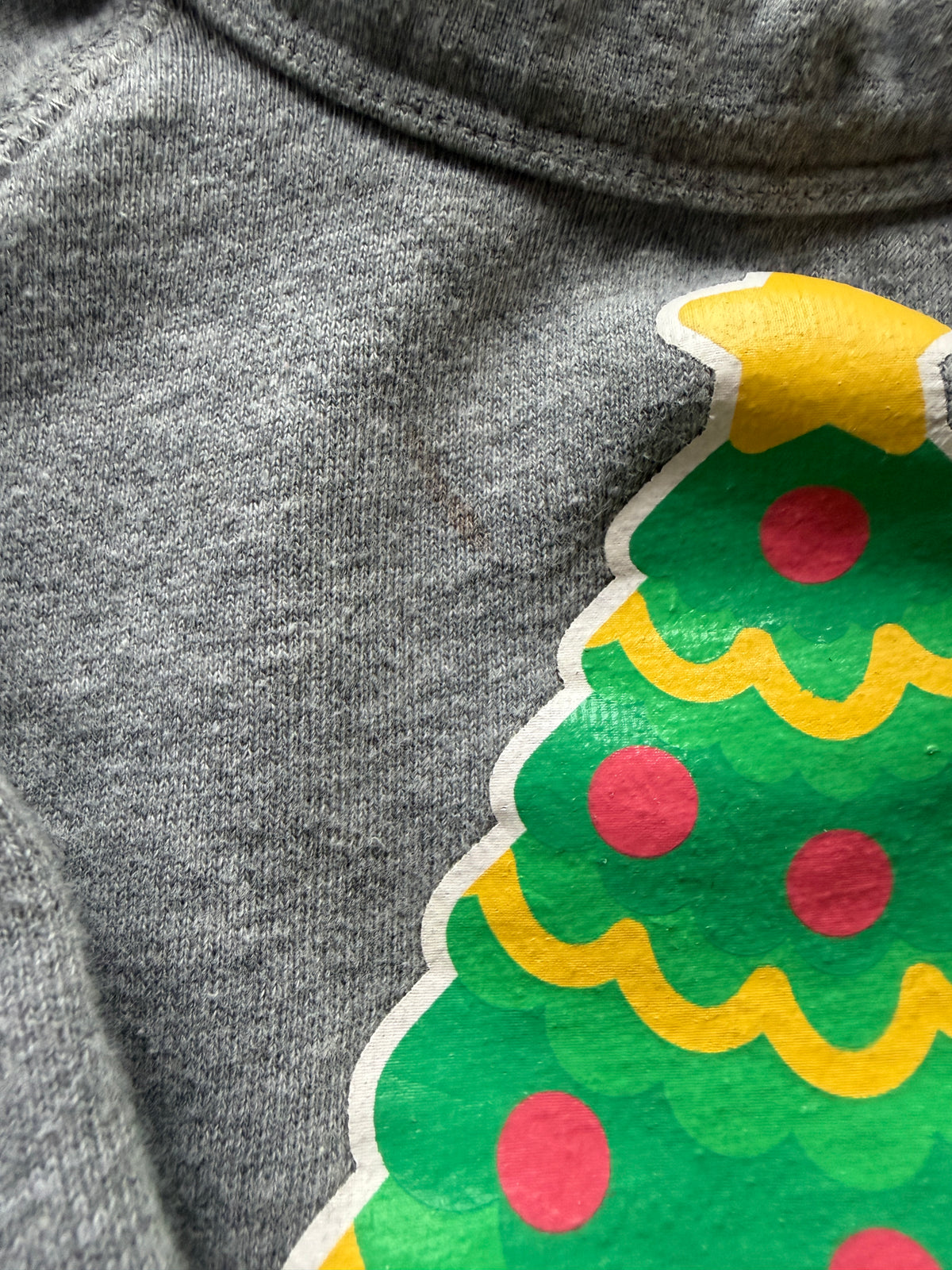 Organic cotton Christmas tree sweater 1-2Y | Whistle & Flute