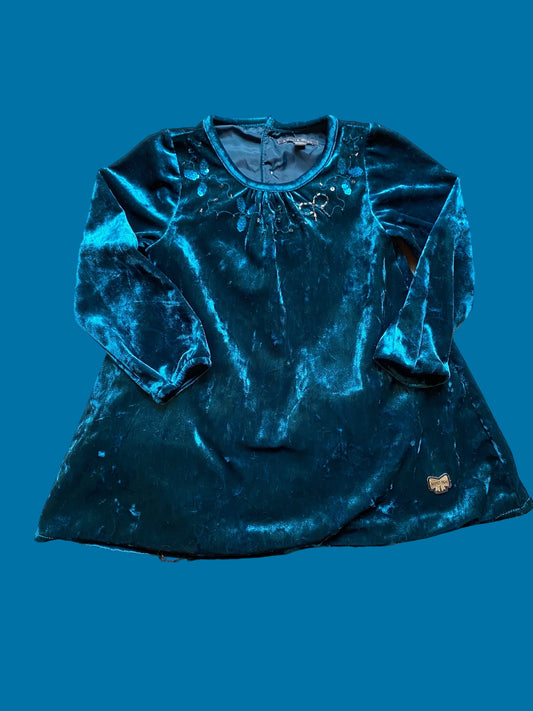 Velvet sequin dress 18-24m | Souris Mini