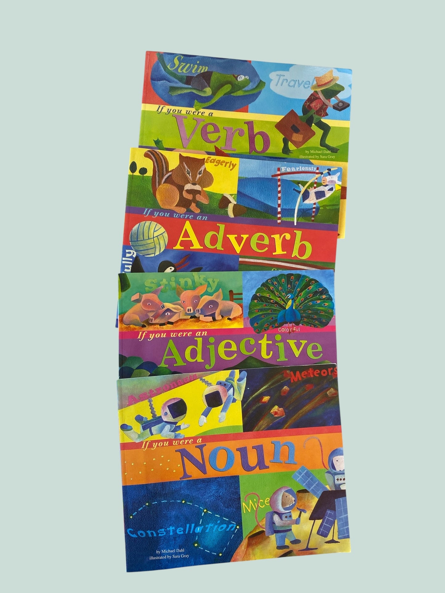 If you were a Noun, Adjective, Adverb + Verb books - set of 4 books