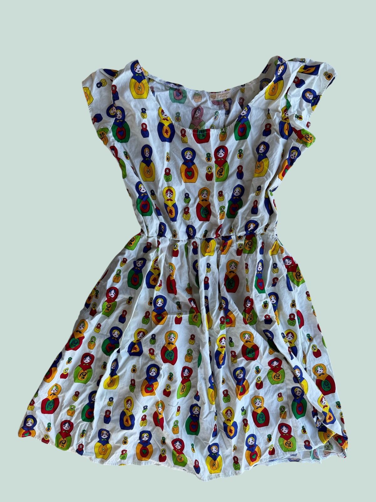 Handmade vintage inspired cotton dress teen/women's xs (see measurements) | Jennifer Lilly