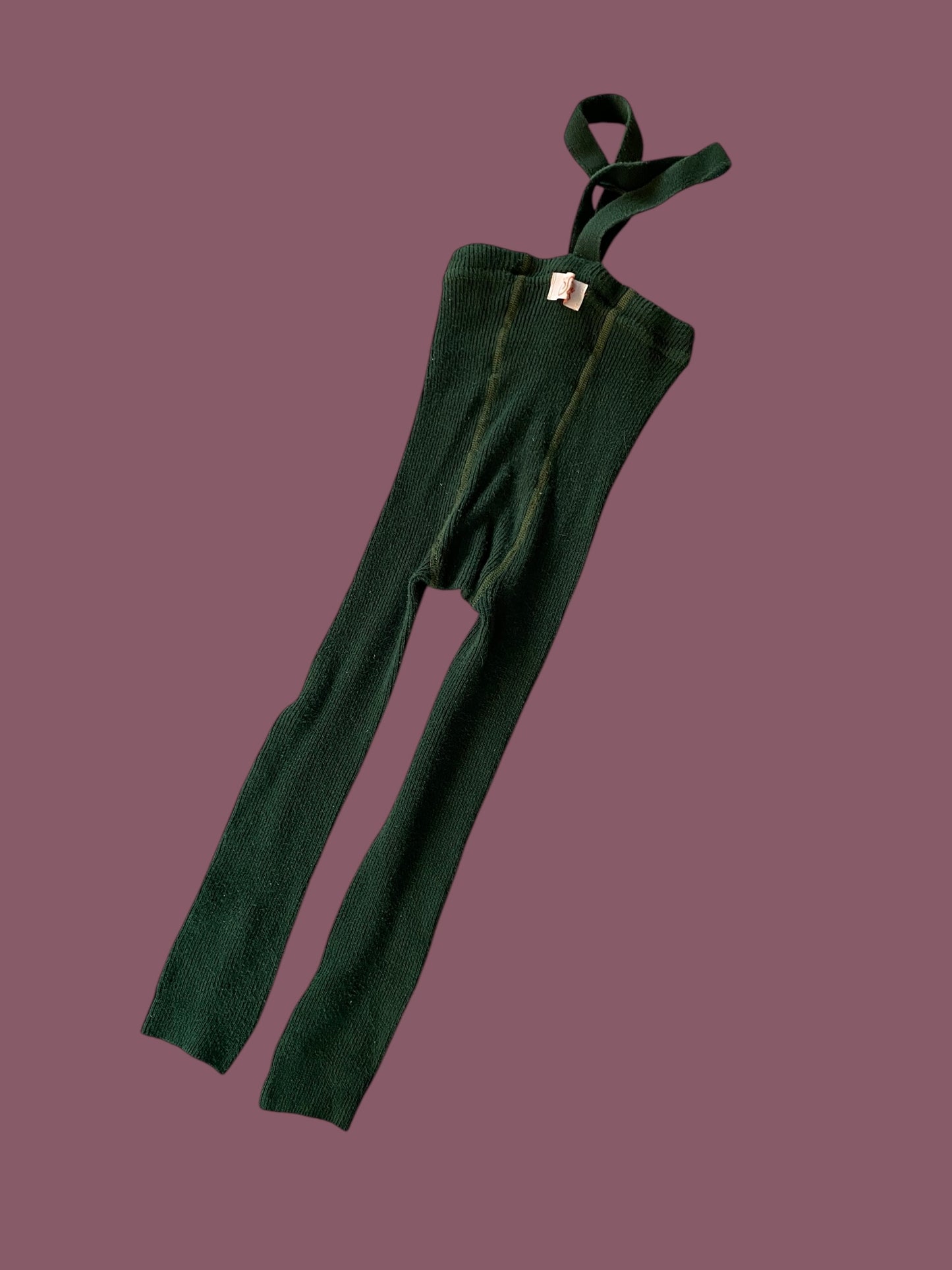 Cotton footless tights with suspenders 1-2Y (74) | Silly Silas