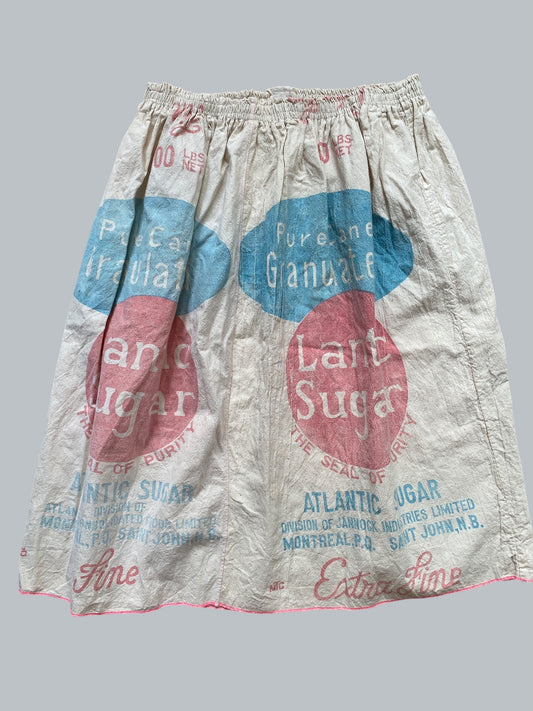 Upcycled Lantic Sugar skirt L-XL | Wanderbirdco