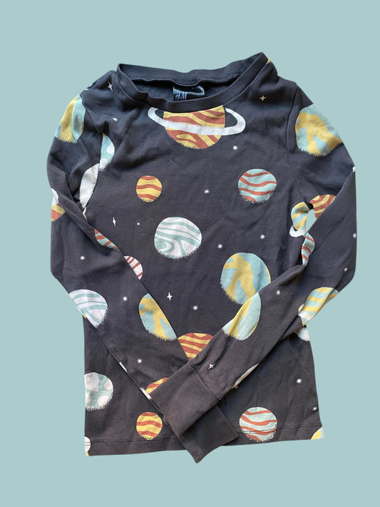 Space cotton pj top various sizes| H&M