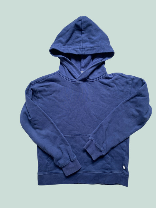 Blue organic cotton hoodie 7-8Y | Ecothreads