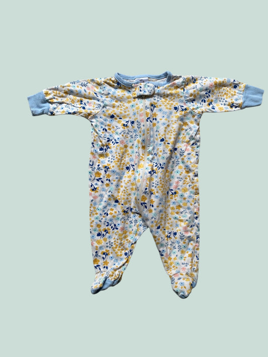 Cotton flower newborn sleeper | Gerber