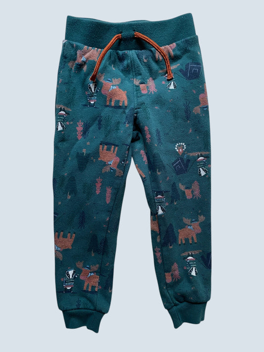 Cotton blend animal print joggers 18-24m | Primark