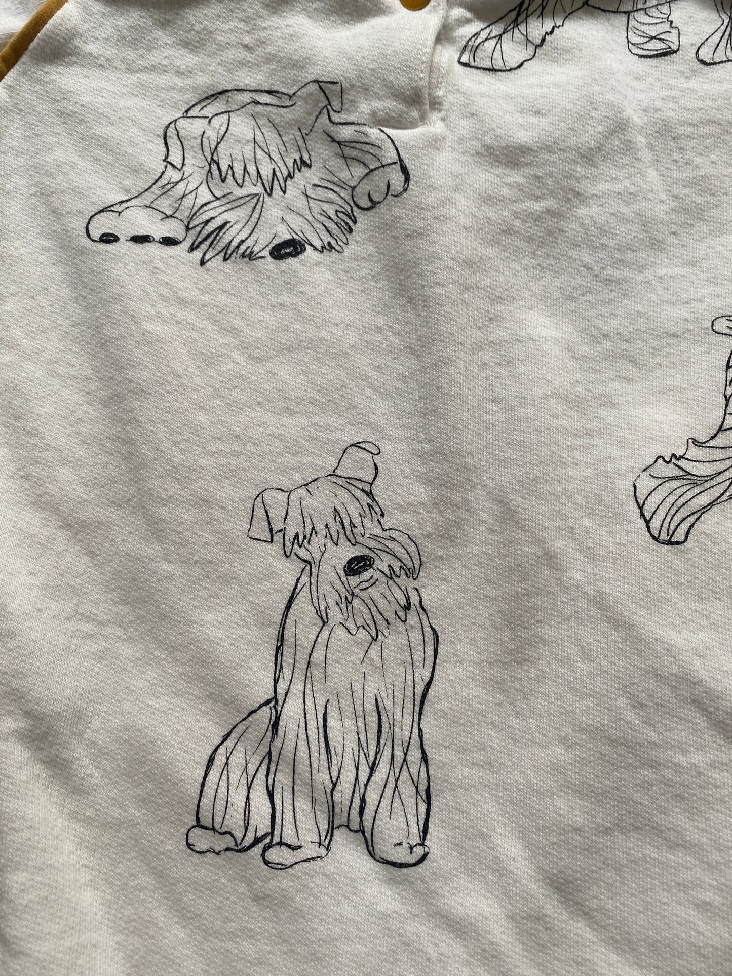 Organic cotton dog long sleeve sweater 5-6Y | Kapbula