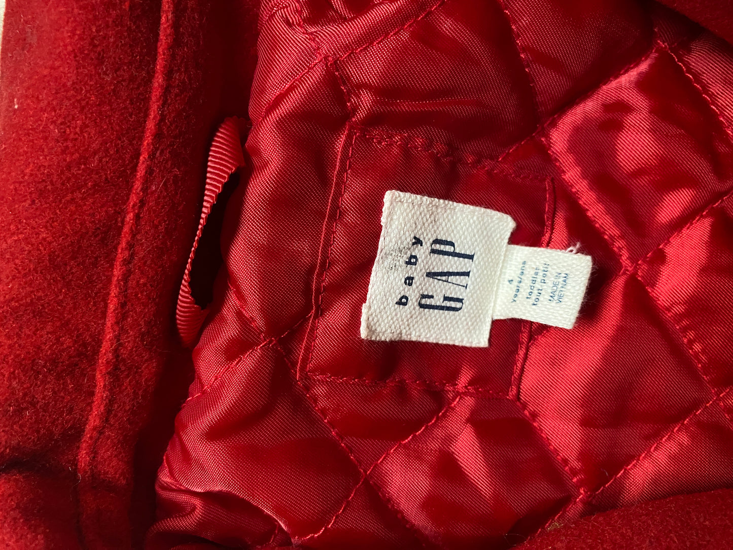 Red wool blend coat 4Y | Gap