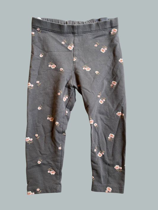 Cotton flower leggings 12-18m | H&M