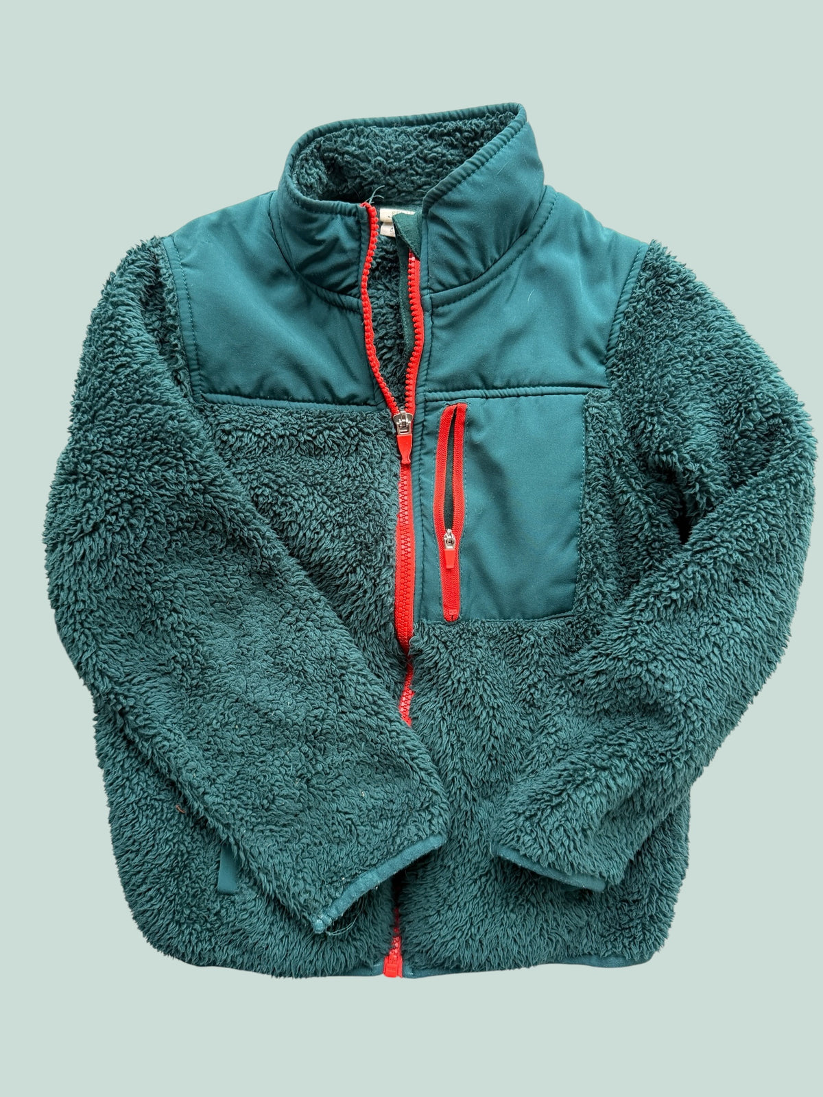 Green teddy fleece 7-8Y | Mountain Warehouse