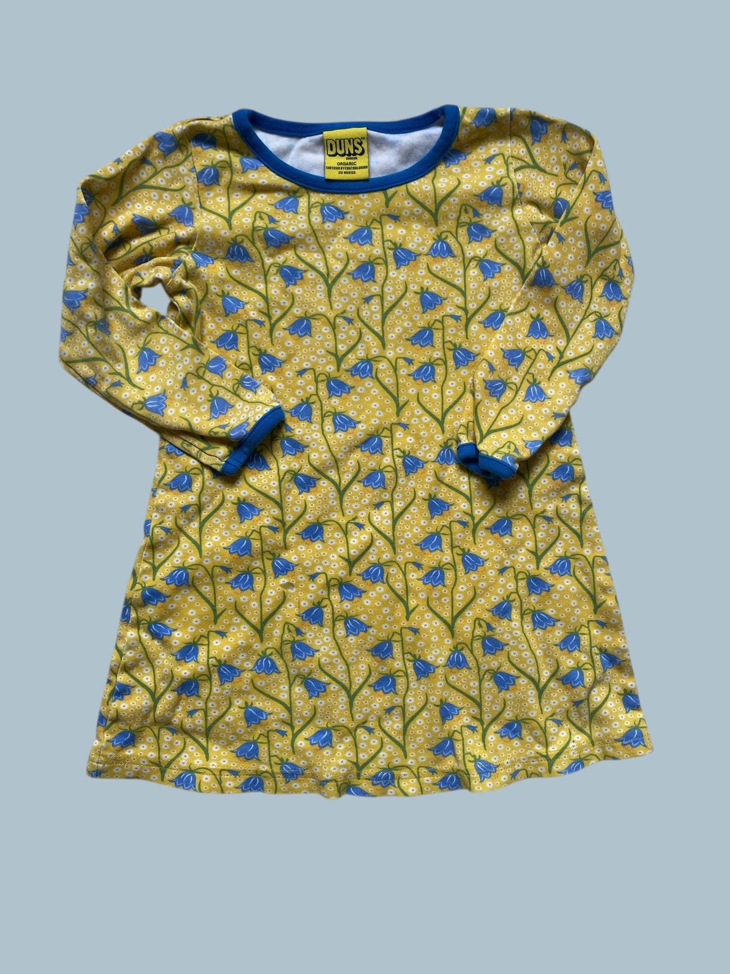 Organic cotton bluebell dress 2-3Y | Duns Sweden