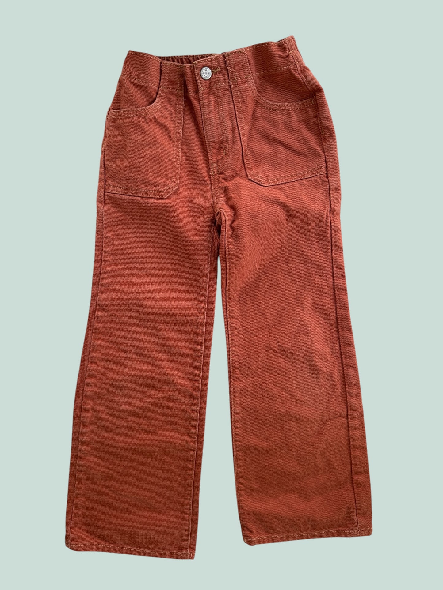 Rust coloured baggy wide leg 8Y | Old Navy