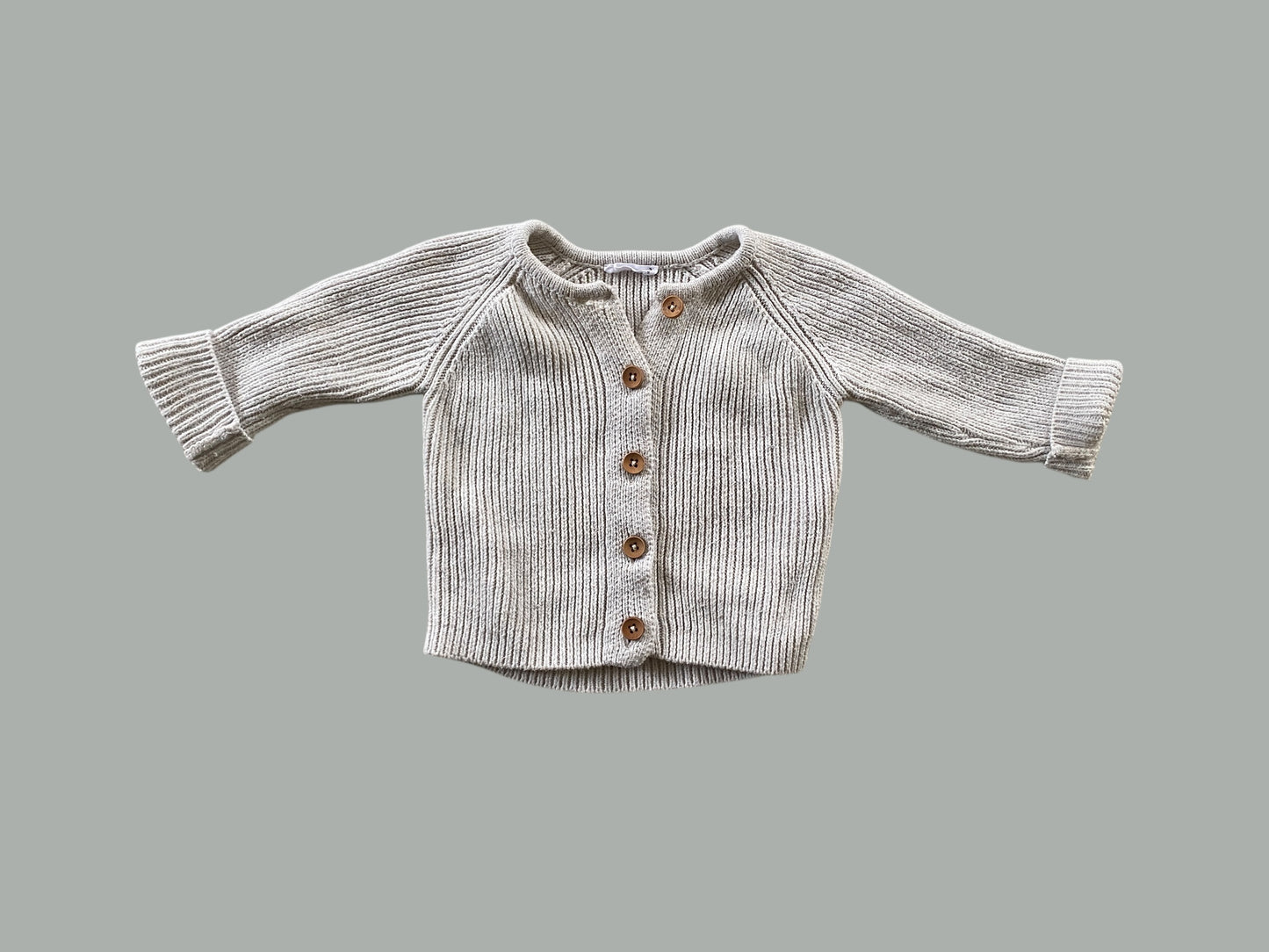 Cotton cardigan 6-12m | Jamie Kay