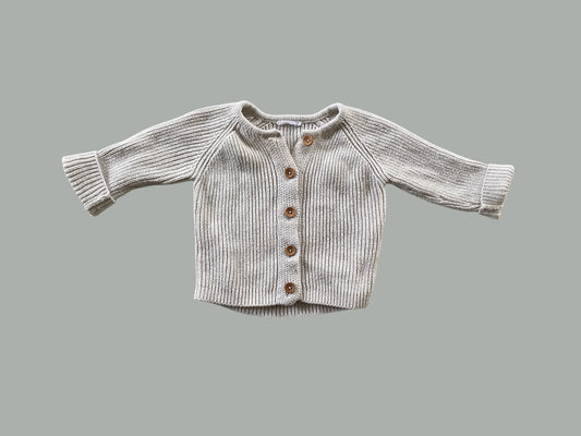 Cotton cardigan 6-12m | Jamie Kay