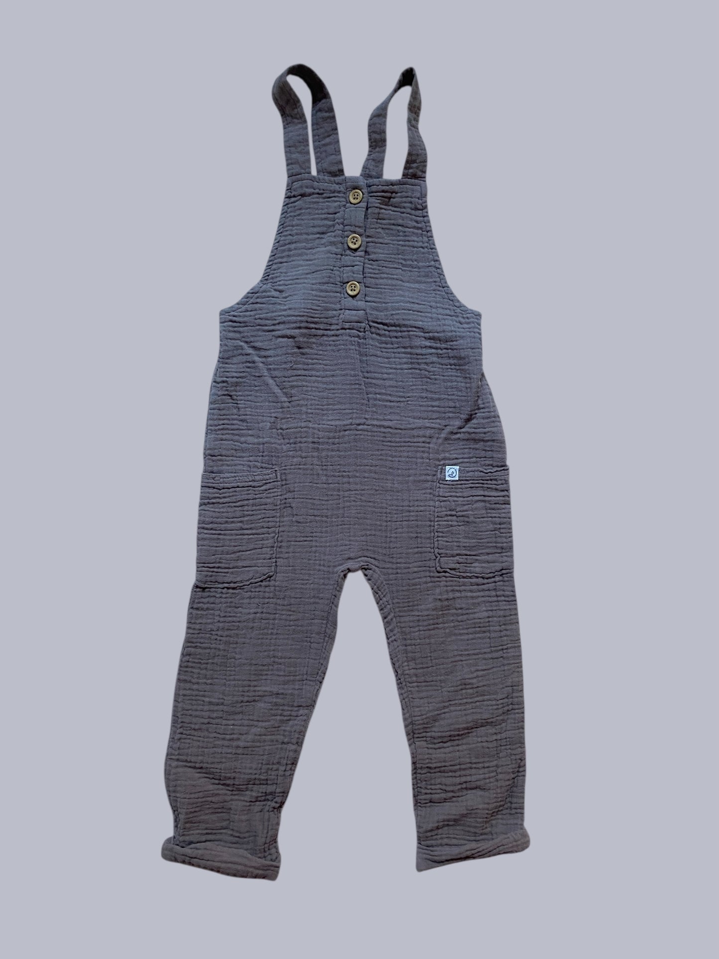 Organic cotton muslin overalls 4Y | Little Planet by Carter's