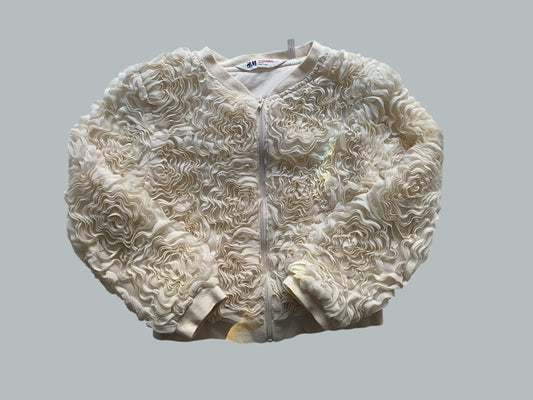 Cream tulle flower jacket 11-12Y | H&M