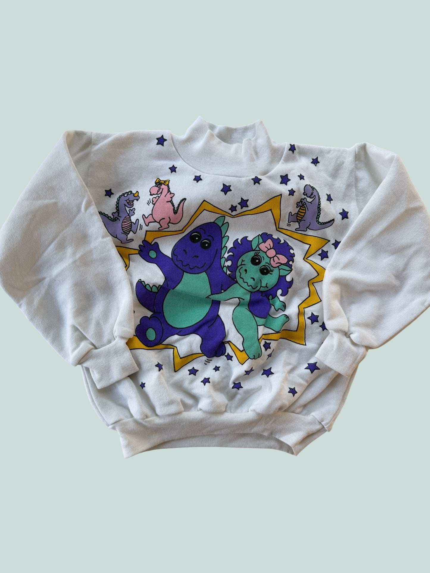 Vintage dancing dinosaur sweater 3Y | Right Stuff
