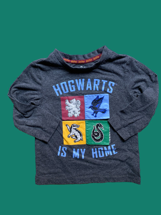 Hogwarts is my home long sleeve top 2Y | Harry Potter