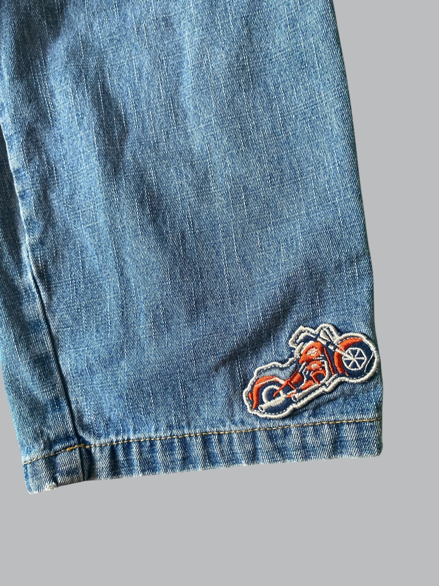 Cotton denim overalls 3Y | Hatley Davidson