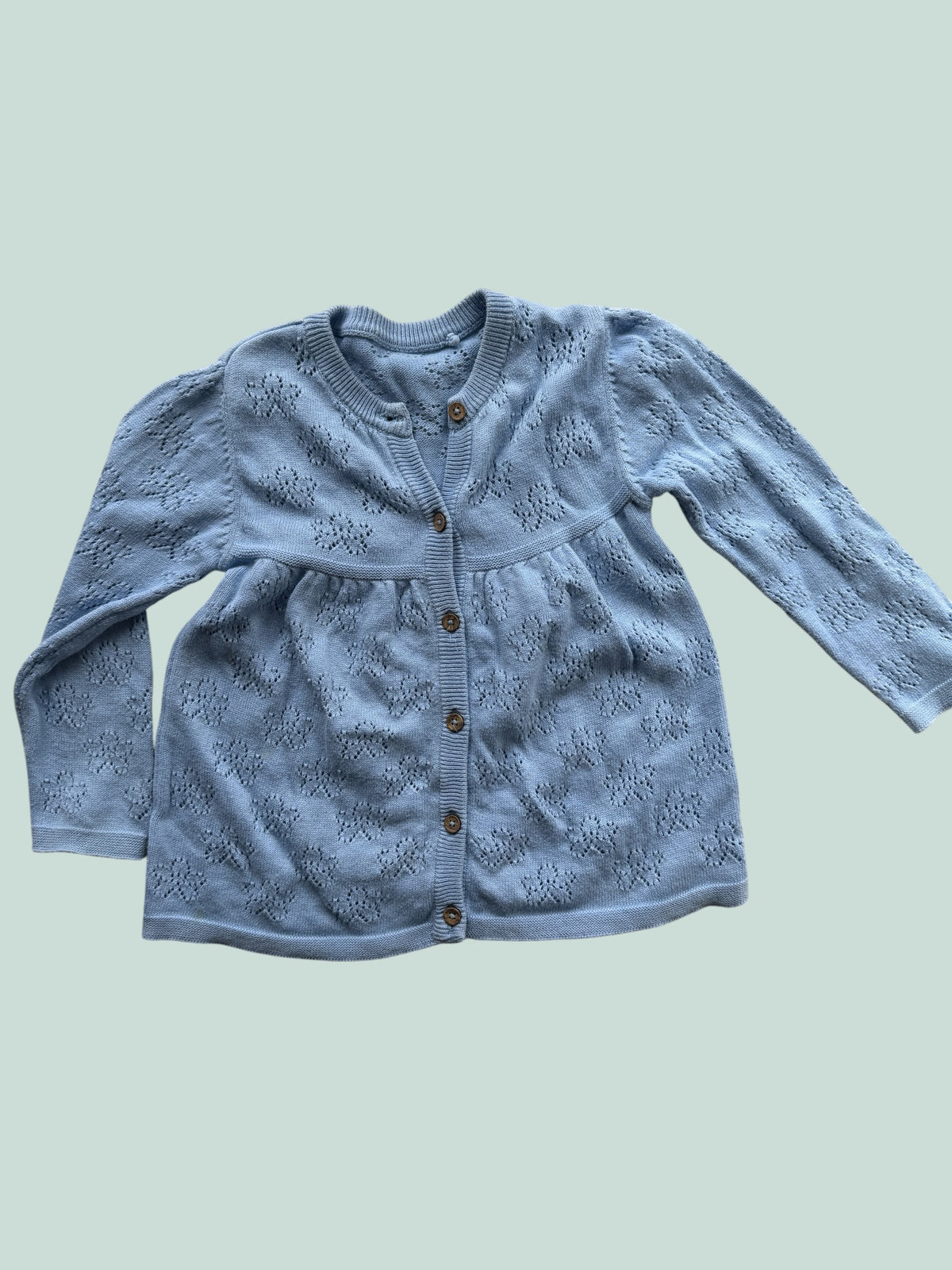 Cotton knit cardigan 2Y | TU