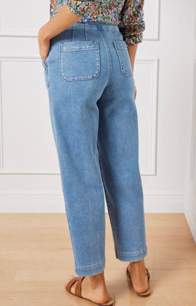 Mystic wash sailor jeans 8US women’s | Talbots