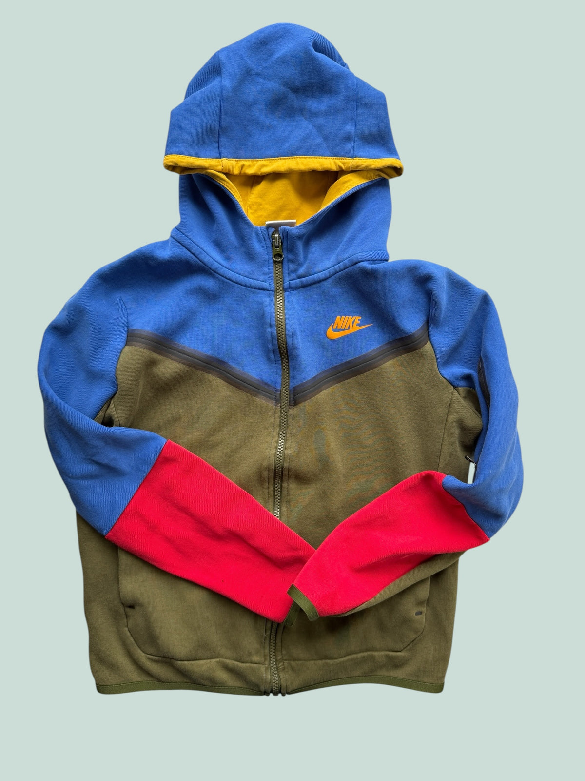 Cotton blend colour block hoodie 12Y | Nike
