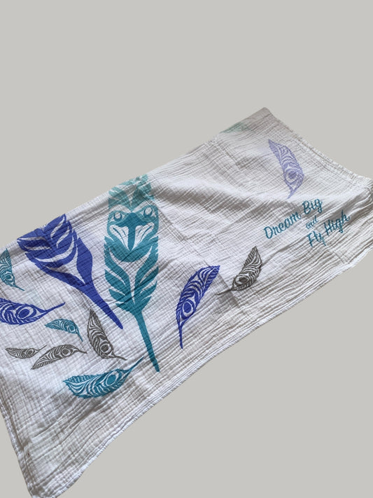 Indigenous artist cotton swaddle | Native Northwest