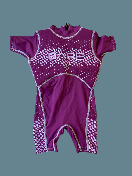 Wetsuit 1mm Kids Dolphin Floaty Shorty 1Y | Bare