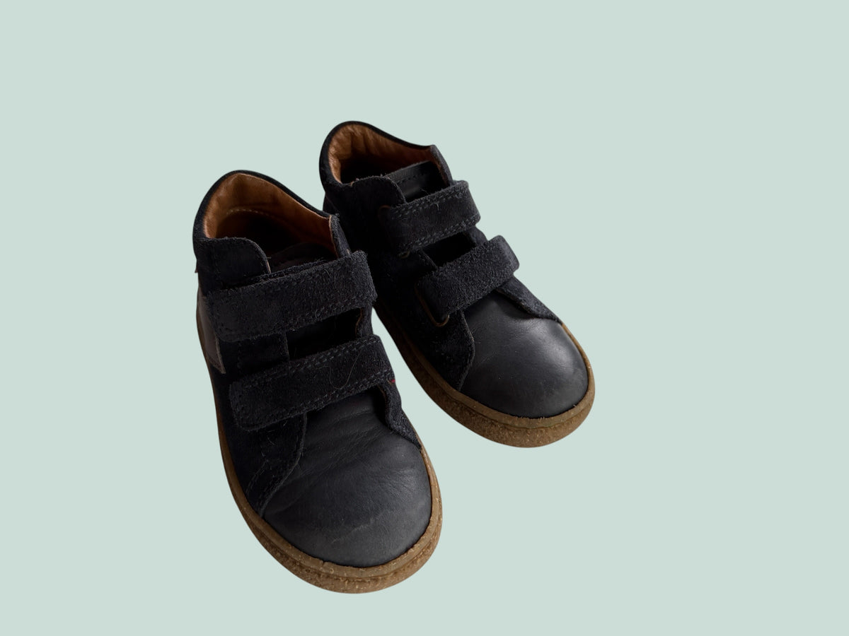 Navy velcro leather sneakers 8US (25 EU) | Naturino