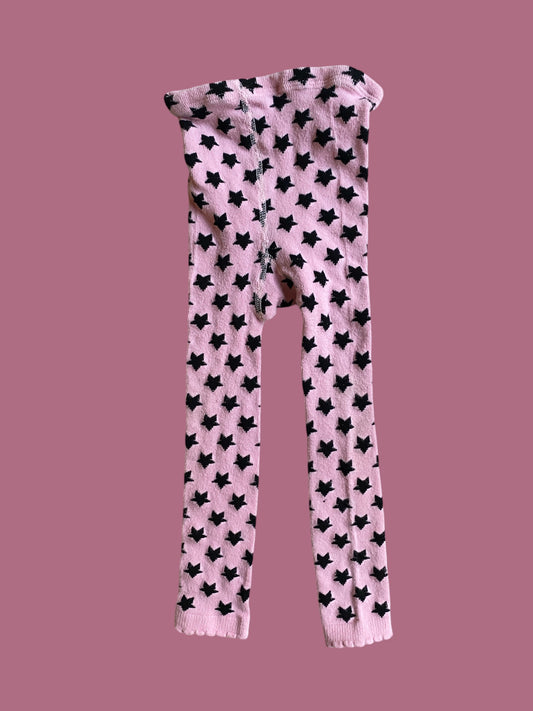 Cotton star tights 18-24m | Sour Puss