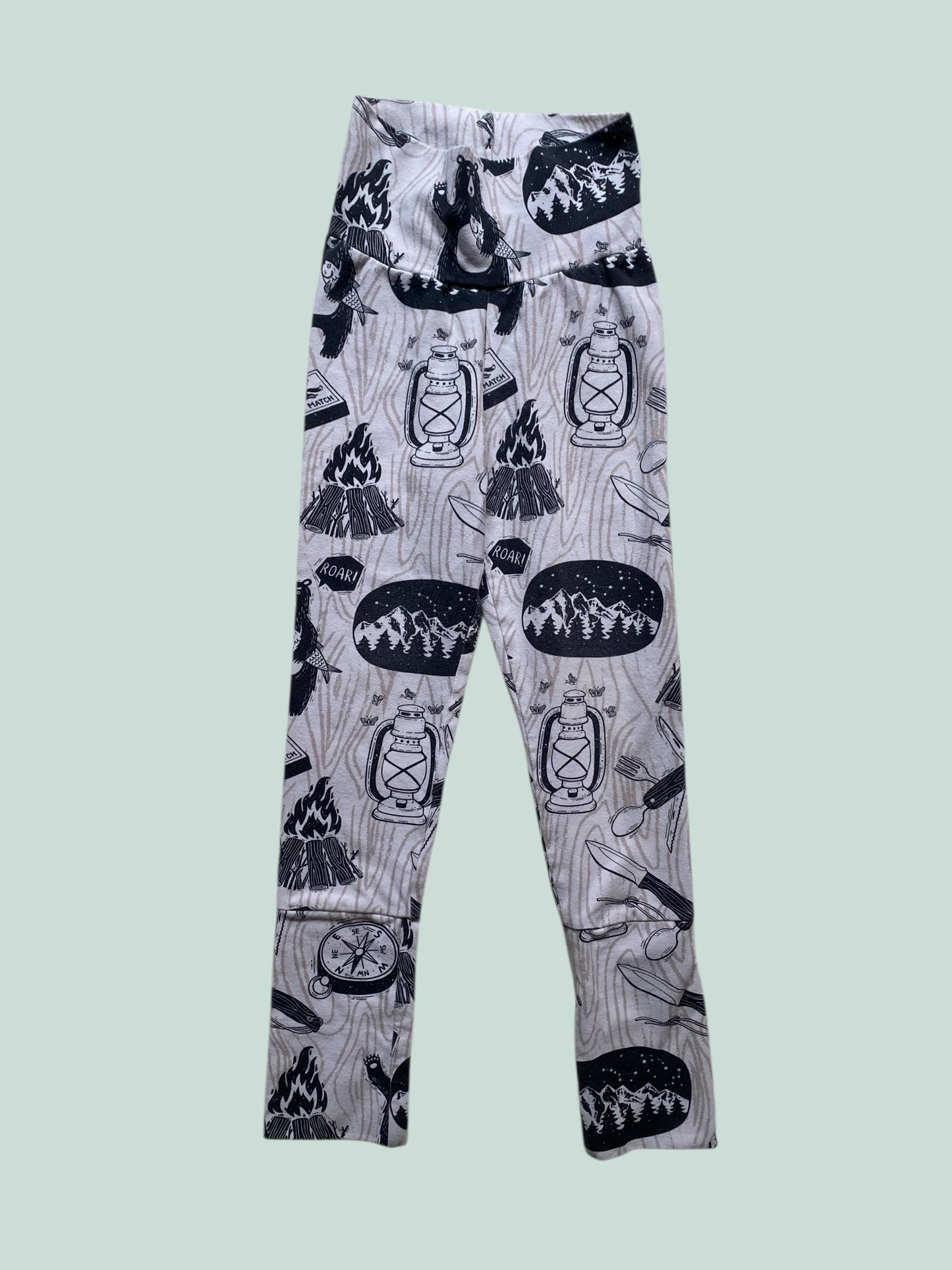 Cotton camping grow-with-me pants 3-6Y | House on the Rock
