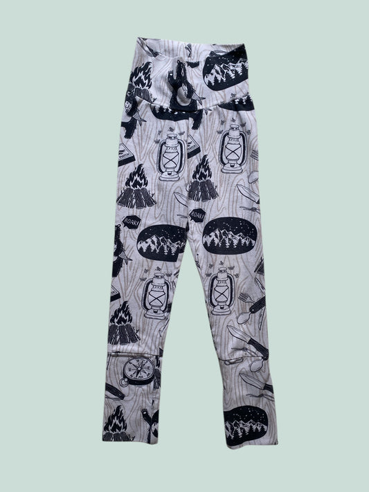 Cotton camping grow-with-me pants 3-6Y | House on the Rock