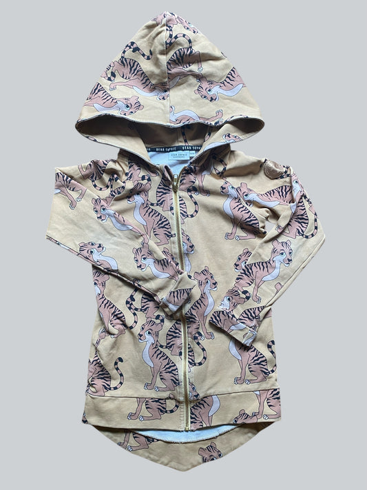 Cotton leopard hoodie 8-9y| Dear Sophie