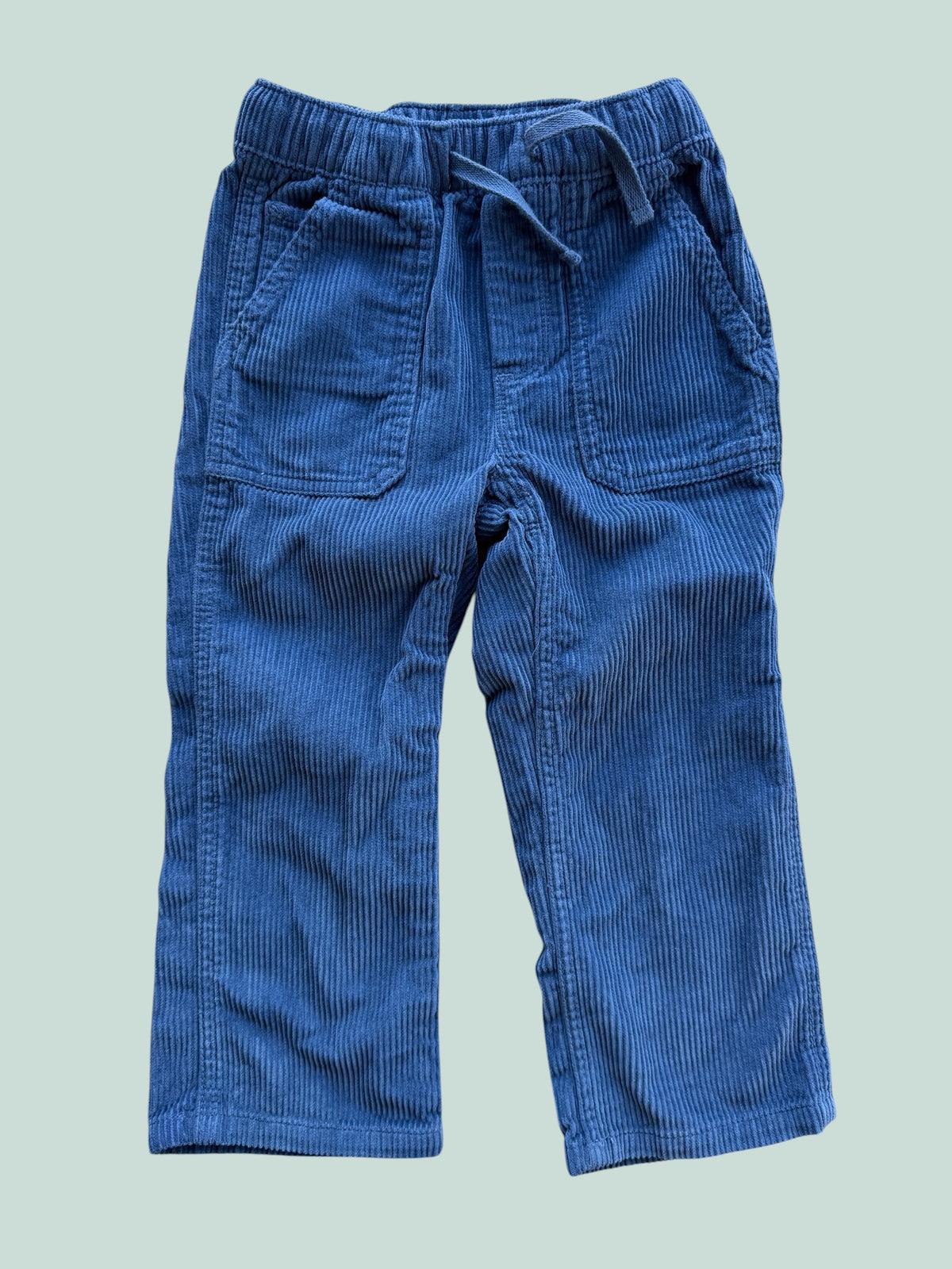 Blue cotton corduroy pants 3Y  | Gap