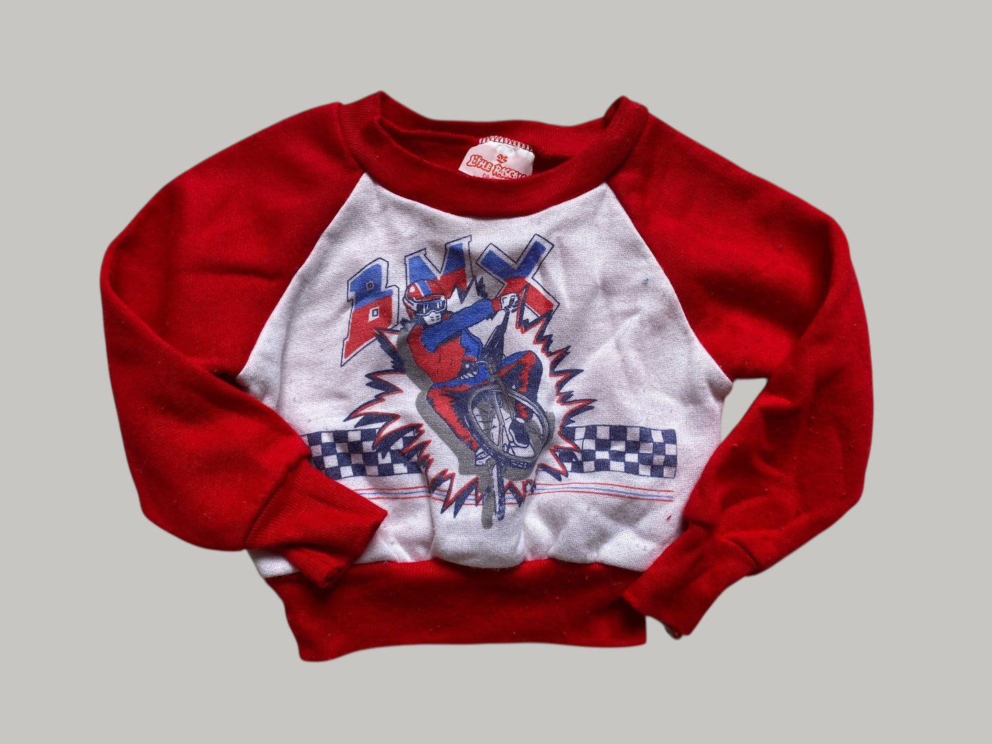 Vintage BMX acrylic sweater 2Y | Little Rascals