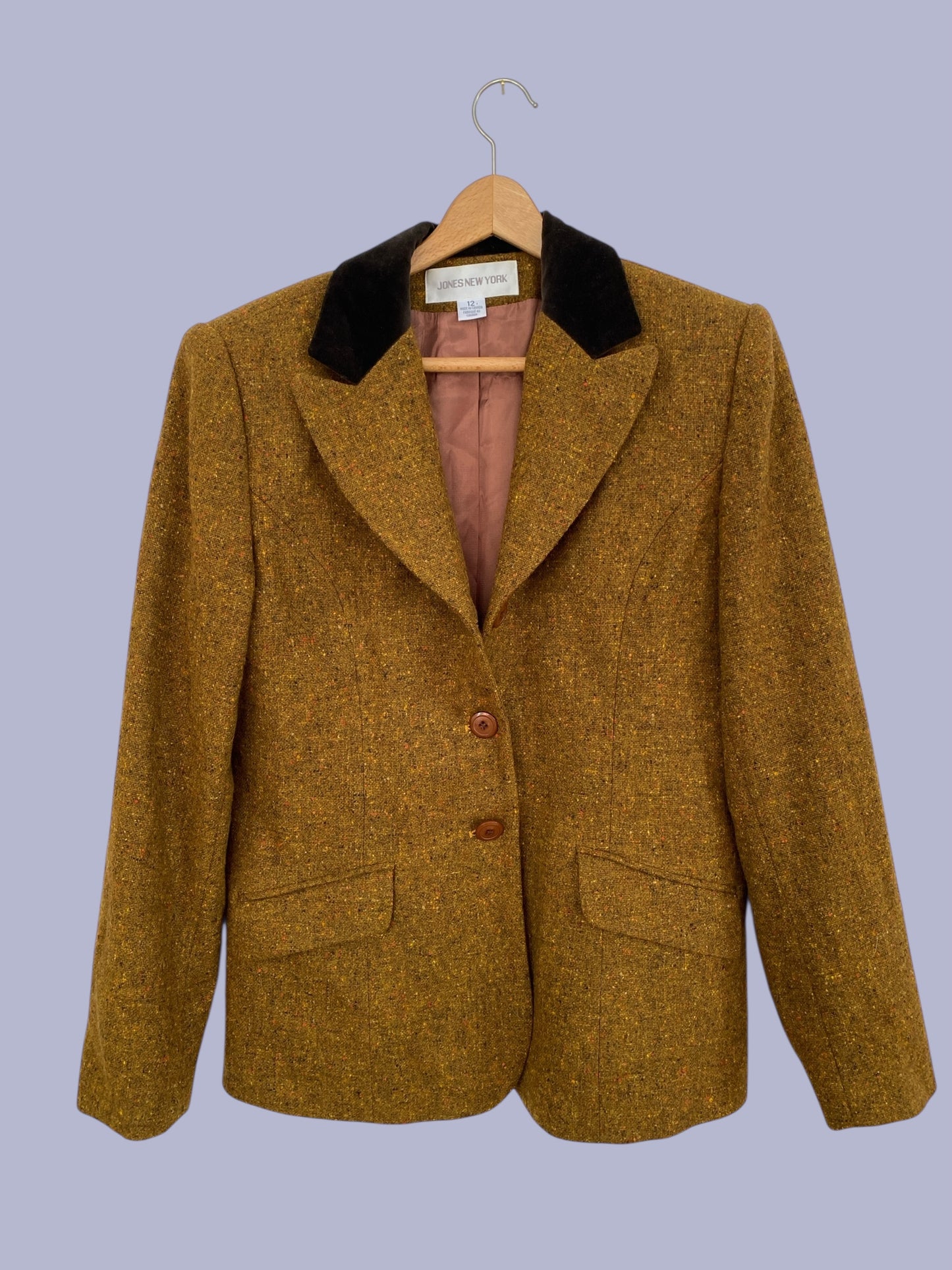 Vintage worsted wool blazer women's 12 (medium) | Jones New York
