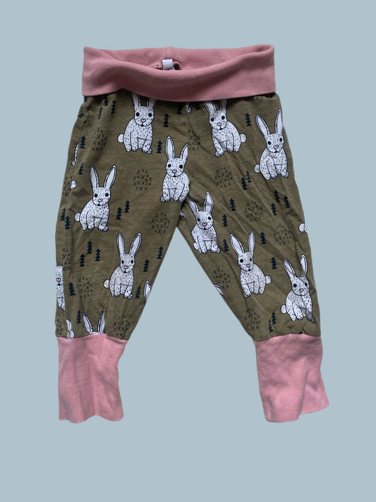 Organic cotton bunny pants 12-18m (86, generous) | Maxomorra