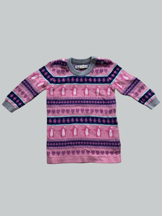 Cotton knit dress 9-12m | Hatley