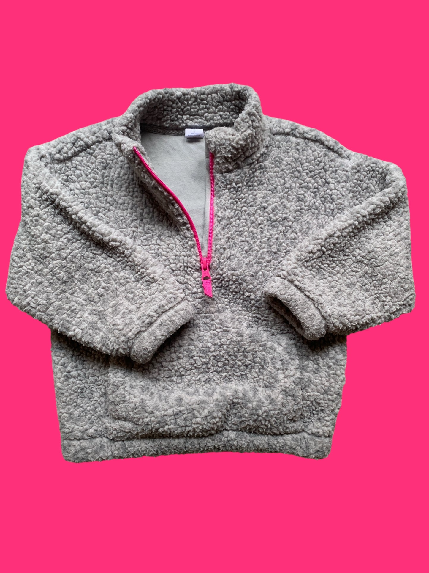Sherpa fleece half zip 4Y | Gap