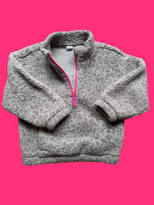Sherpa fleece half zip 4Y | Gap