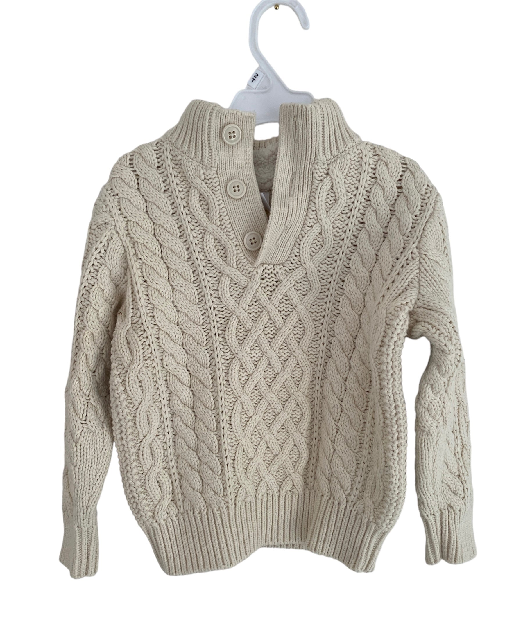 Chunky fishermen s sweater 4Y Gap