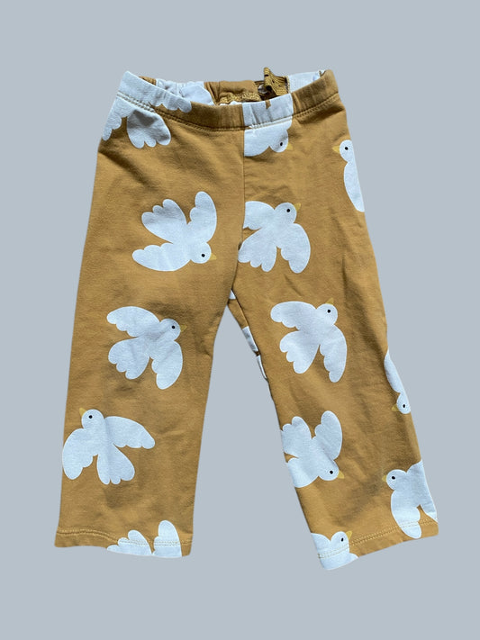 Cotton bird wide leg leggings 12-18m | H&M
