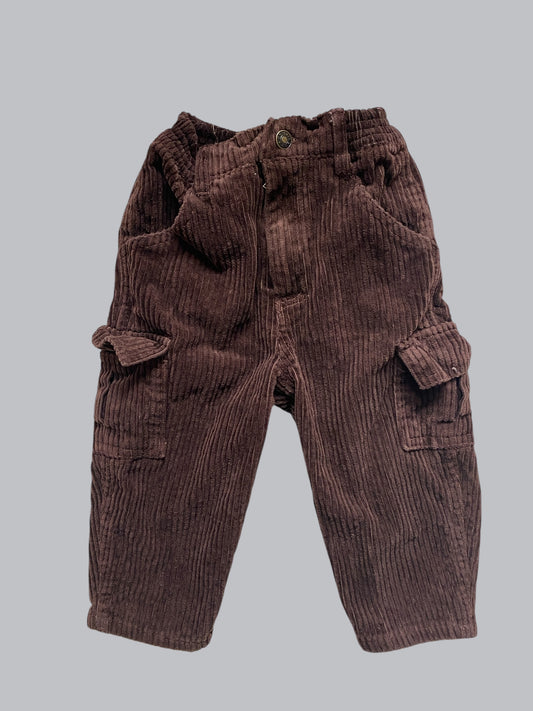 Vintage cotton corduroy pants 18m