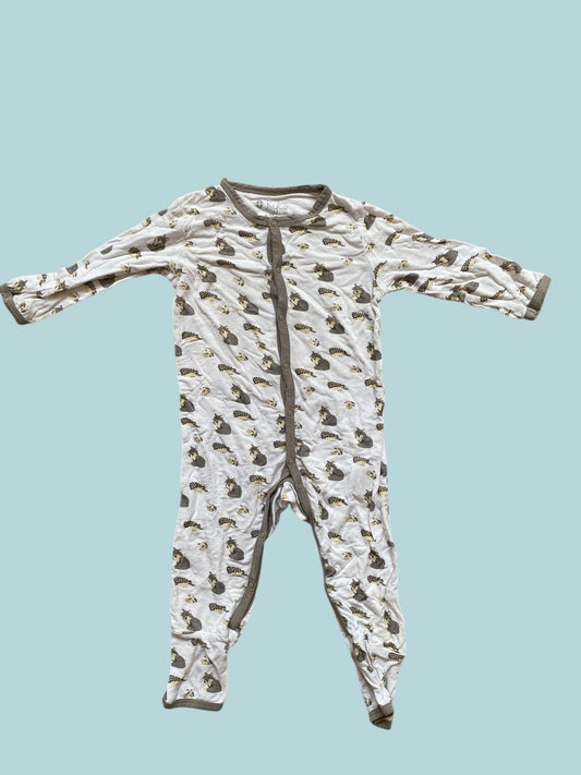 Bamboo forest animals snap sleeper 6-12m | Kyte